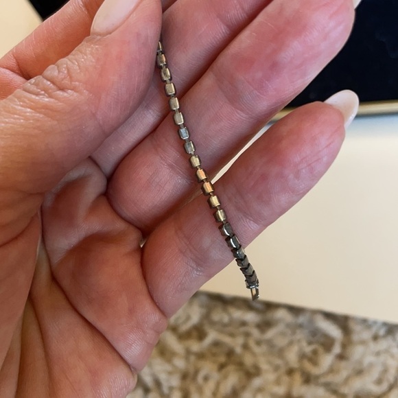 Tacoa Vintage Silver Faux Diamond Tennis Bracelet - Picture 3 of 7